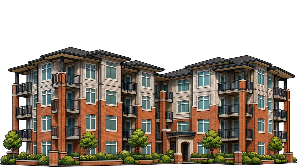 Multifamily apartment building